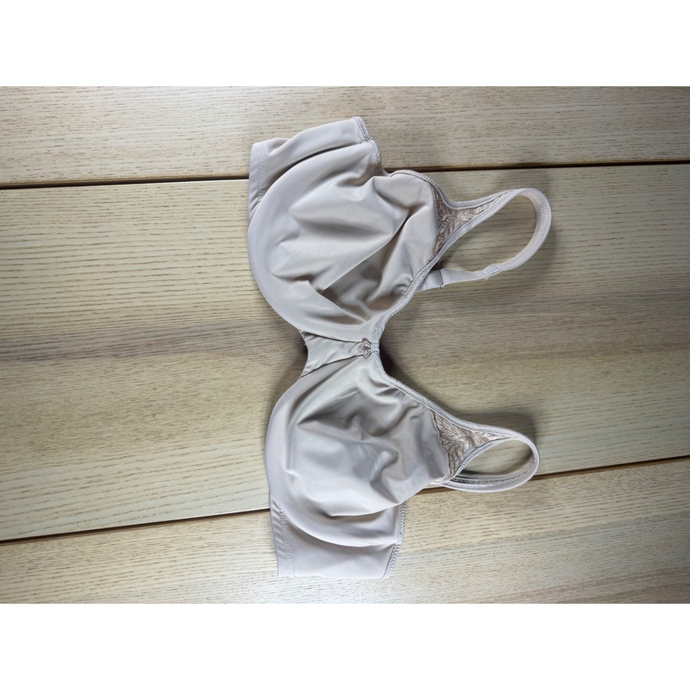 Bali 3355 & Vanity Fair 76080 Underwire Bra Bundle Beige Nude 42C